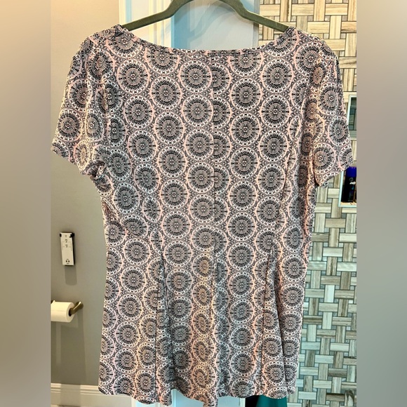 Roz & Ali pink and black blouse - Picture 5 of 5